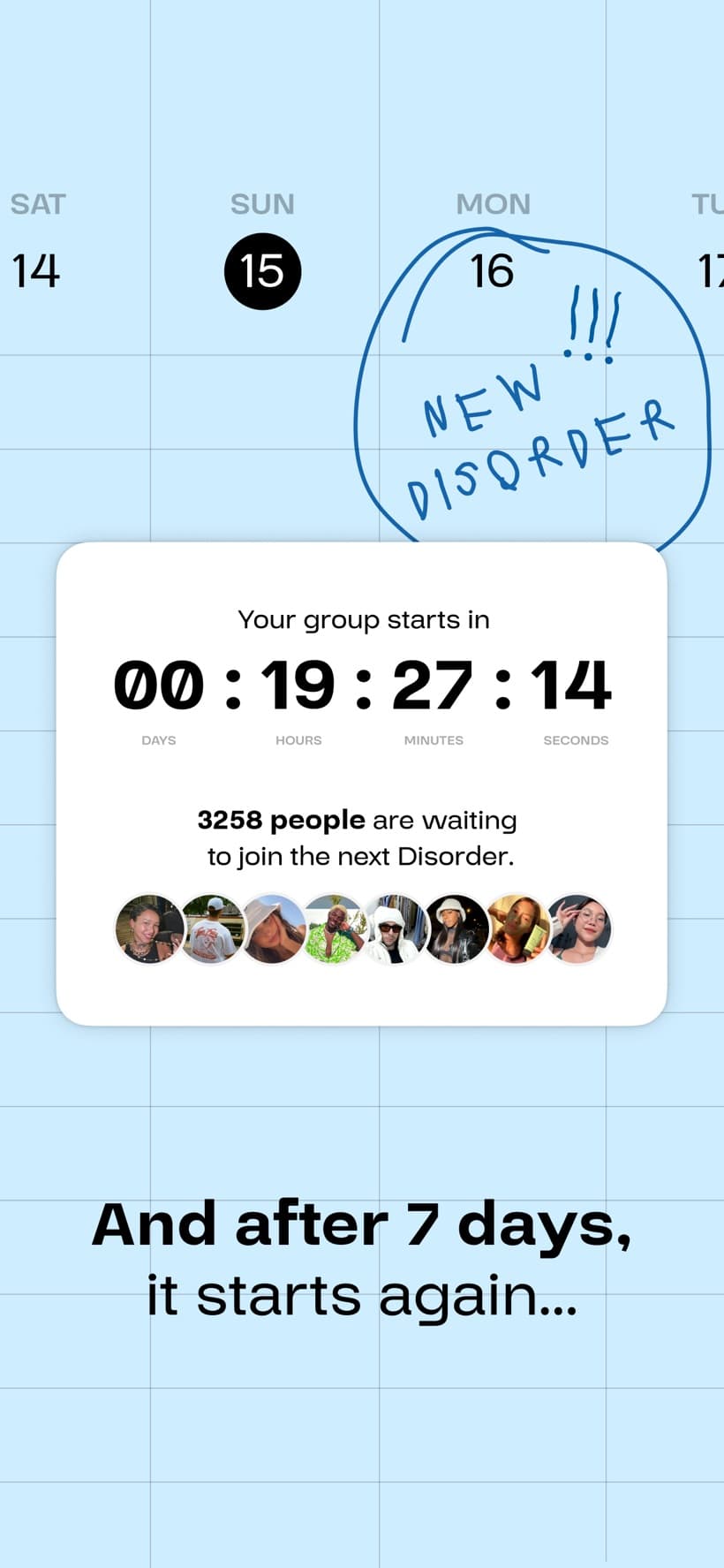 Capture de l'app Disorder (1/4)