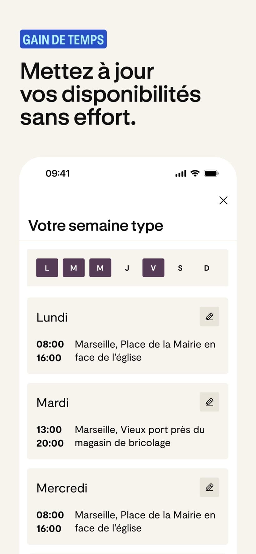 Ornikar Enseignants — mise à jour des disponibilités (2)