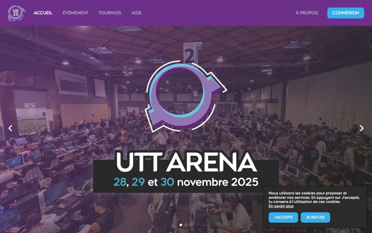 UTT Arena — site de la compétition e-sport
